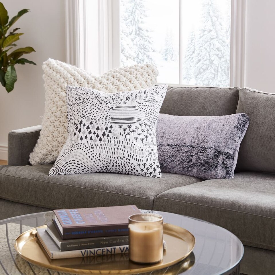 Bobble Knit Pillow Covers West Elm UK